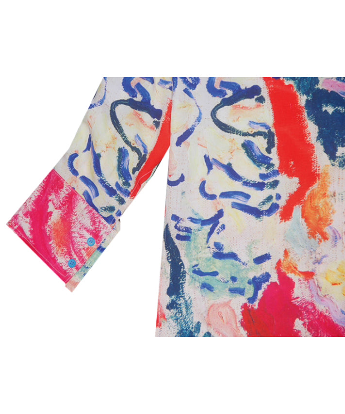 Brush Stroke Oversized Shirt