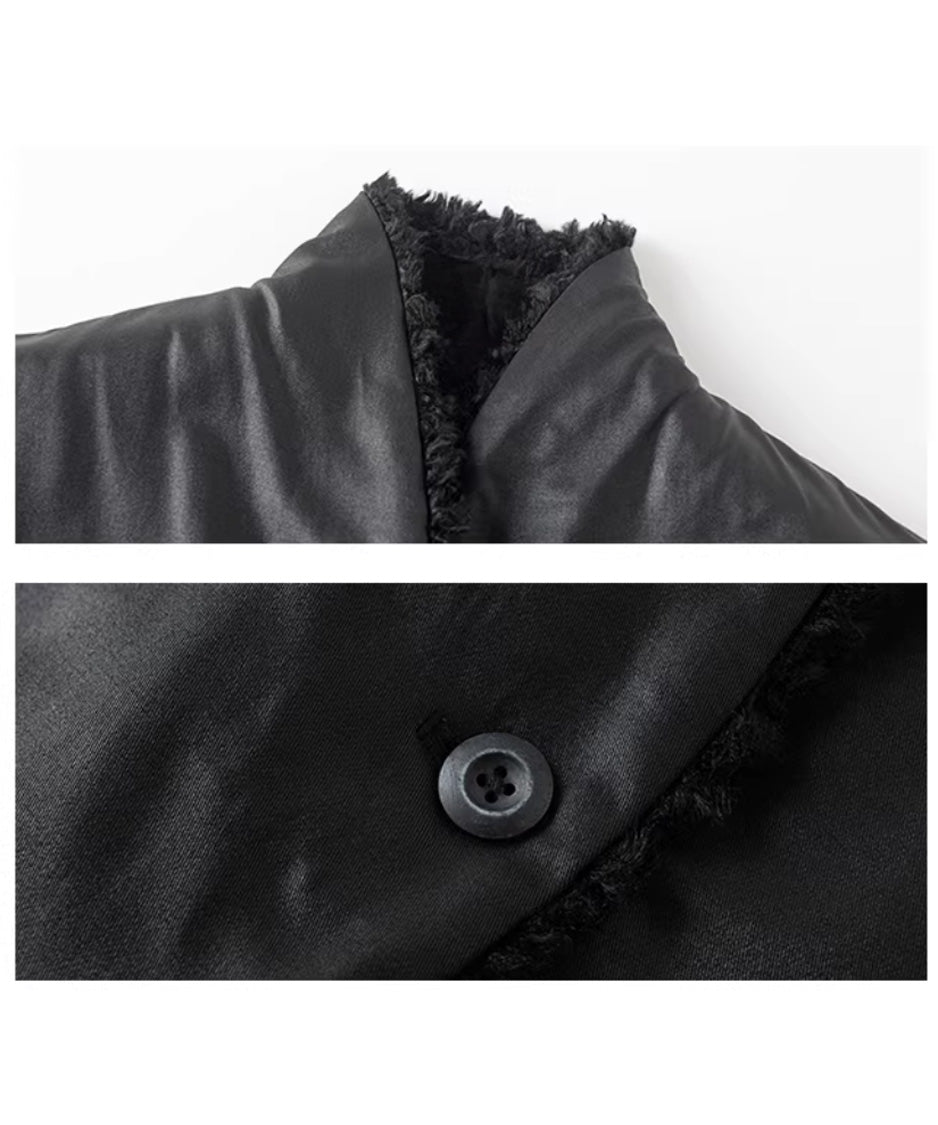 Reversible Fleece Cropped Jacket