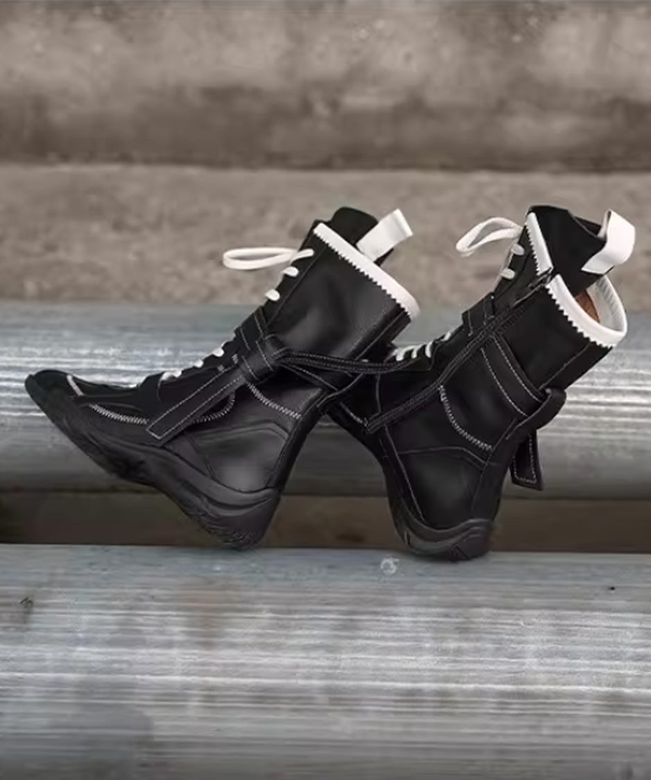 Edge Wrap Lace Boots