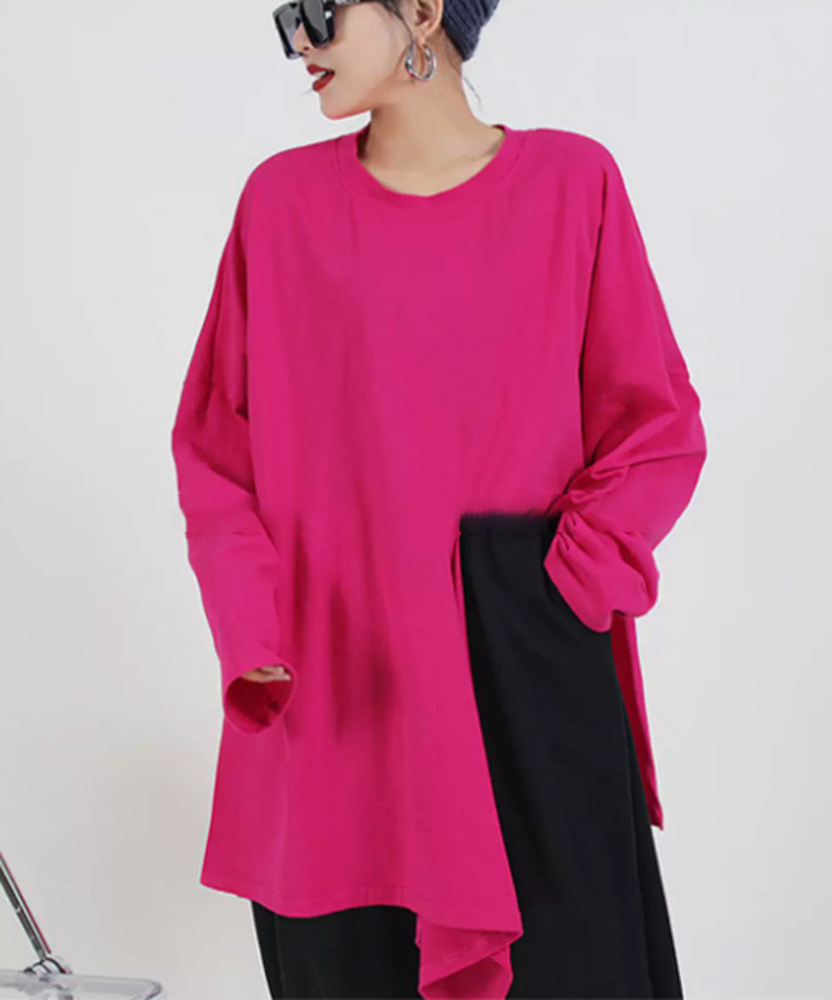 Side Slit Drape Top