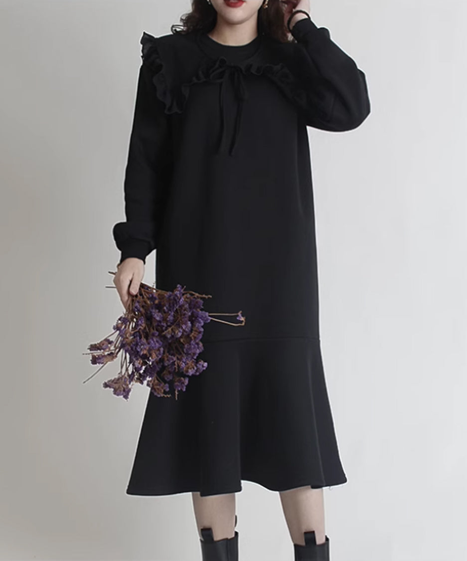 Sailor Collar Sweat Dress