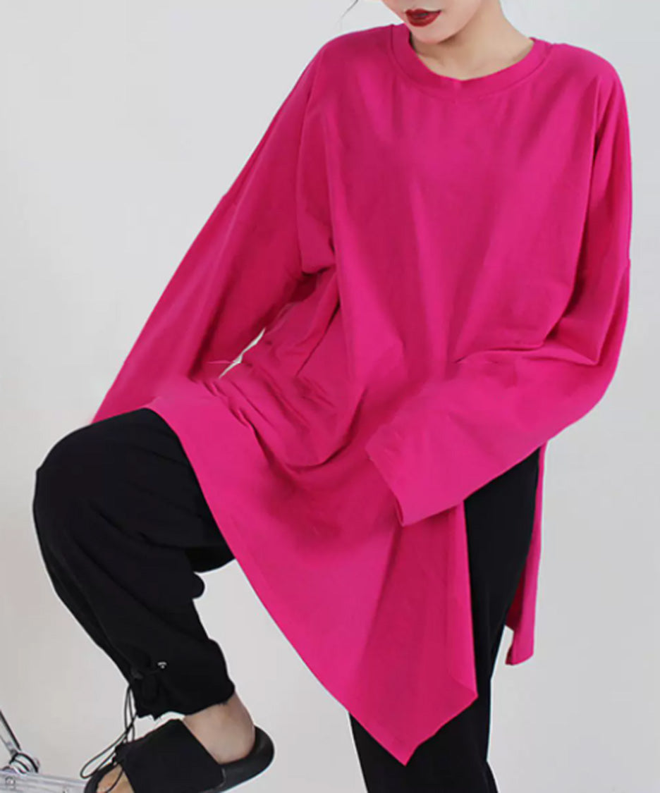 Side Slit Drape Top