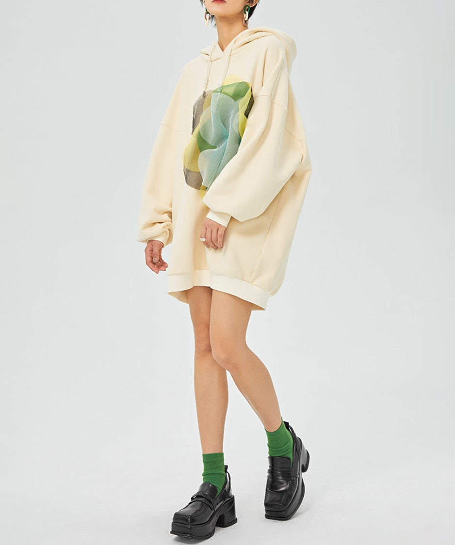 Organza Bloom Hoodie