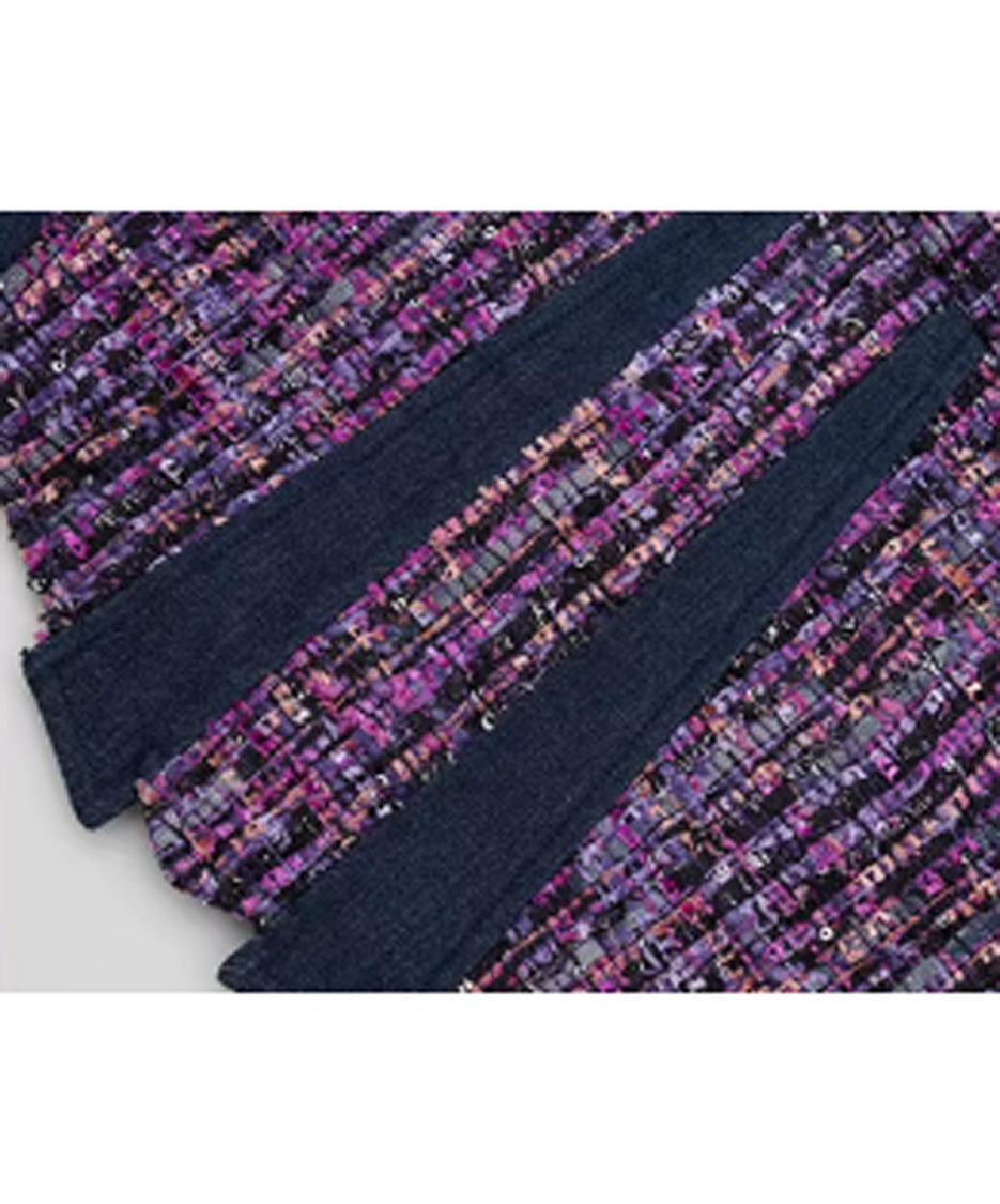 Tweed Crop Frame Jacket