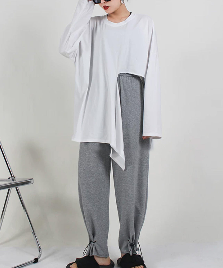 Side Slit Drape Top