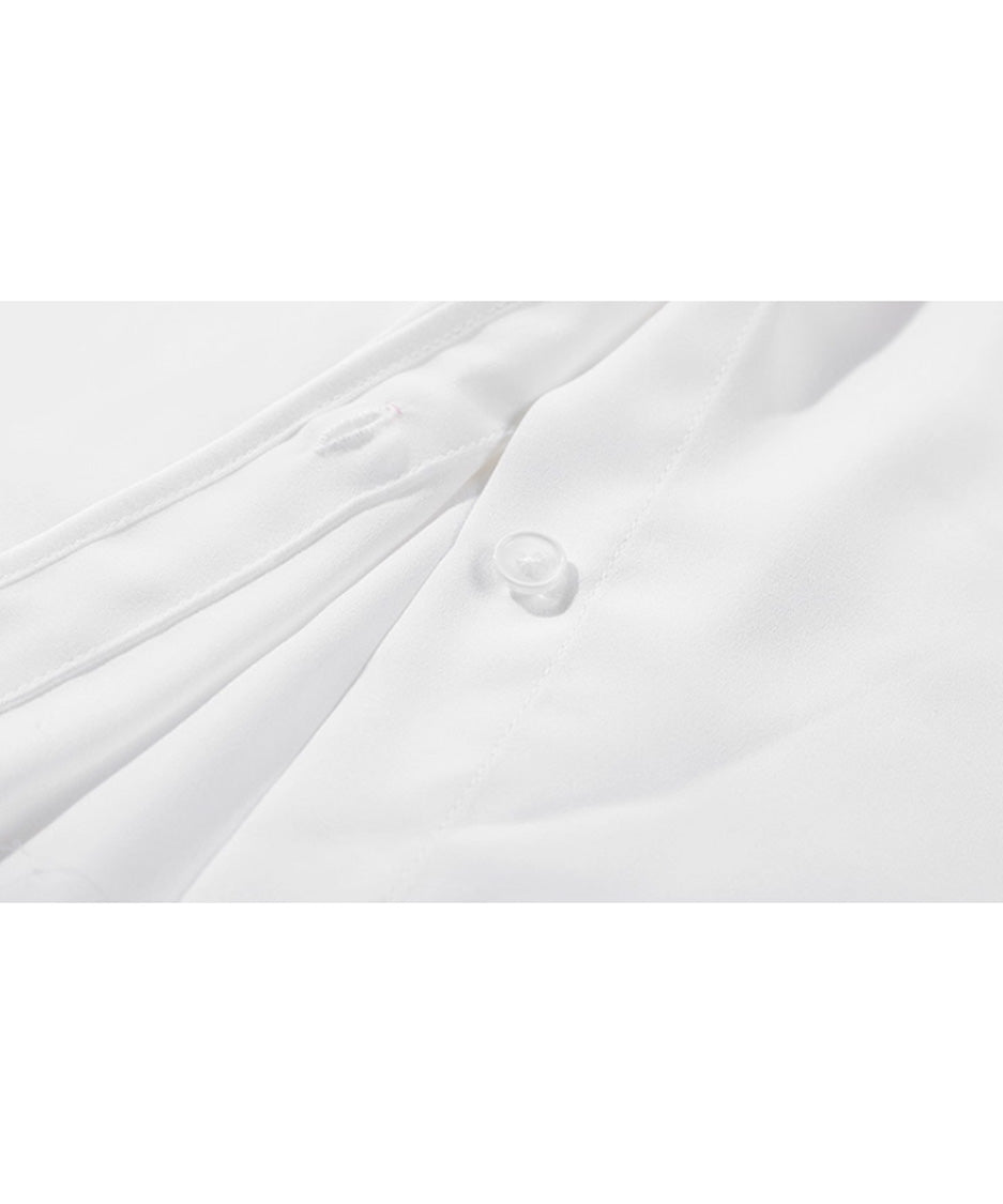 Pleated Sleeve Volume Blouse