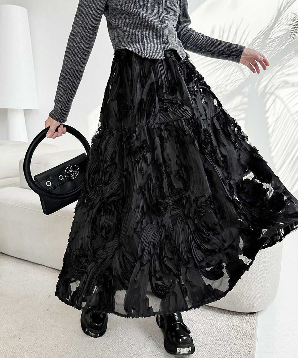 Three-dimensional Pattern Skirt