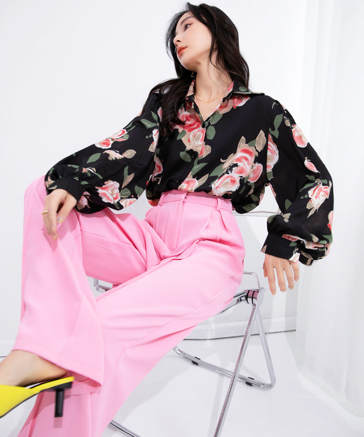 Tuck Wide Pants