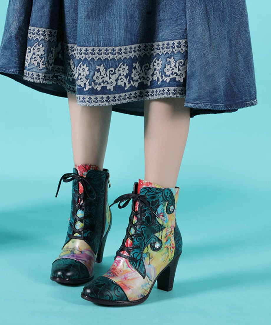 Lace up Short Boots