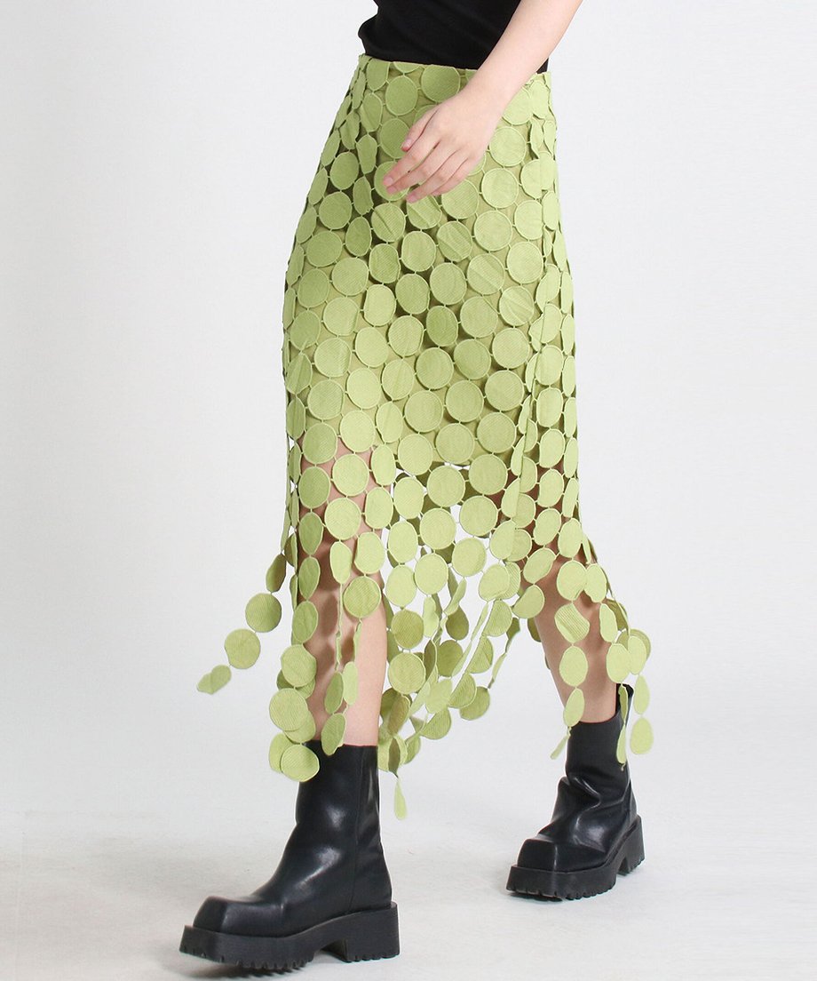 Dot Tassel Skirt