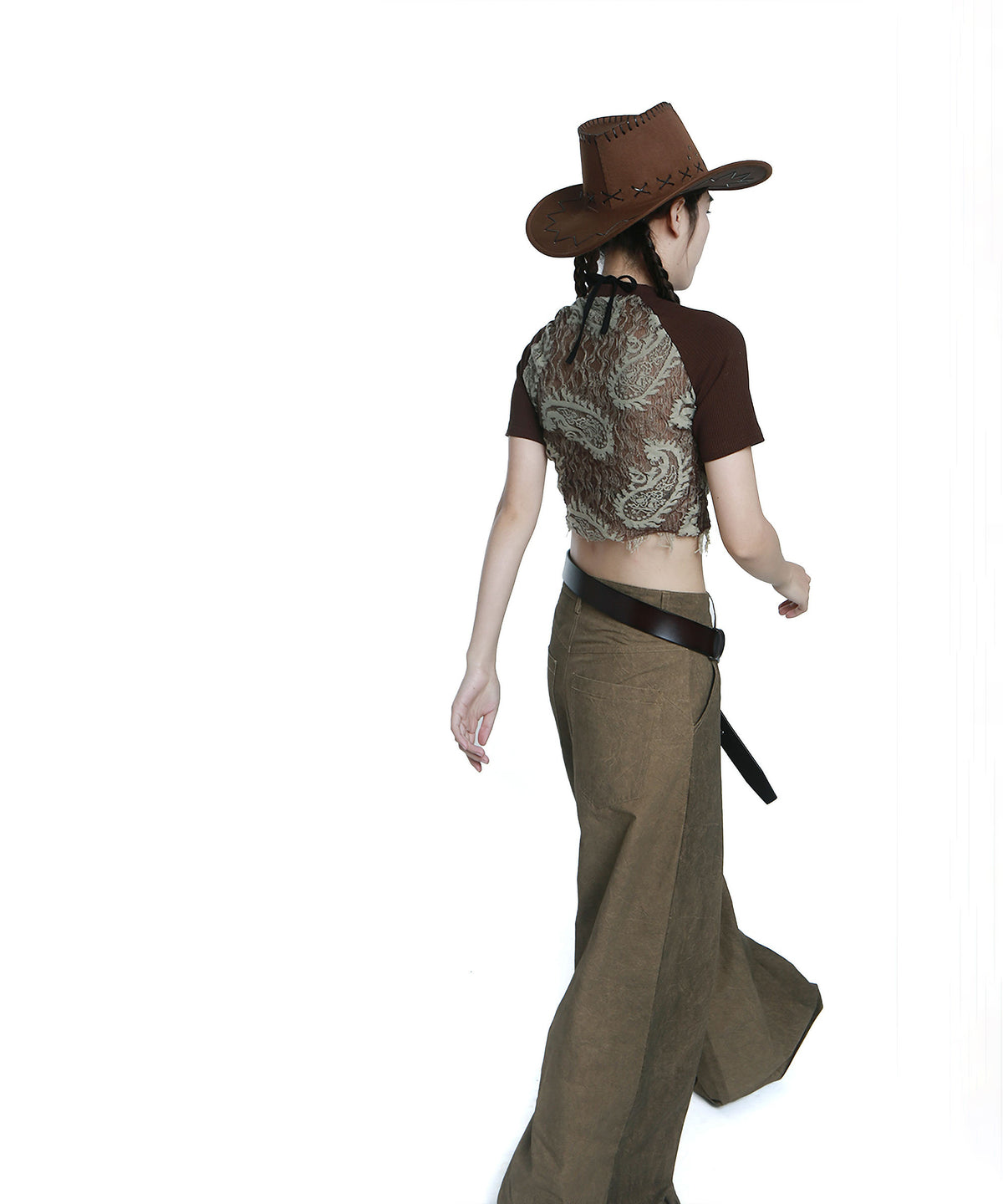 Floral Buckle Belt