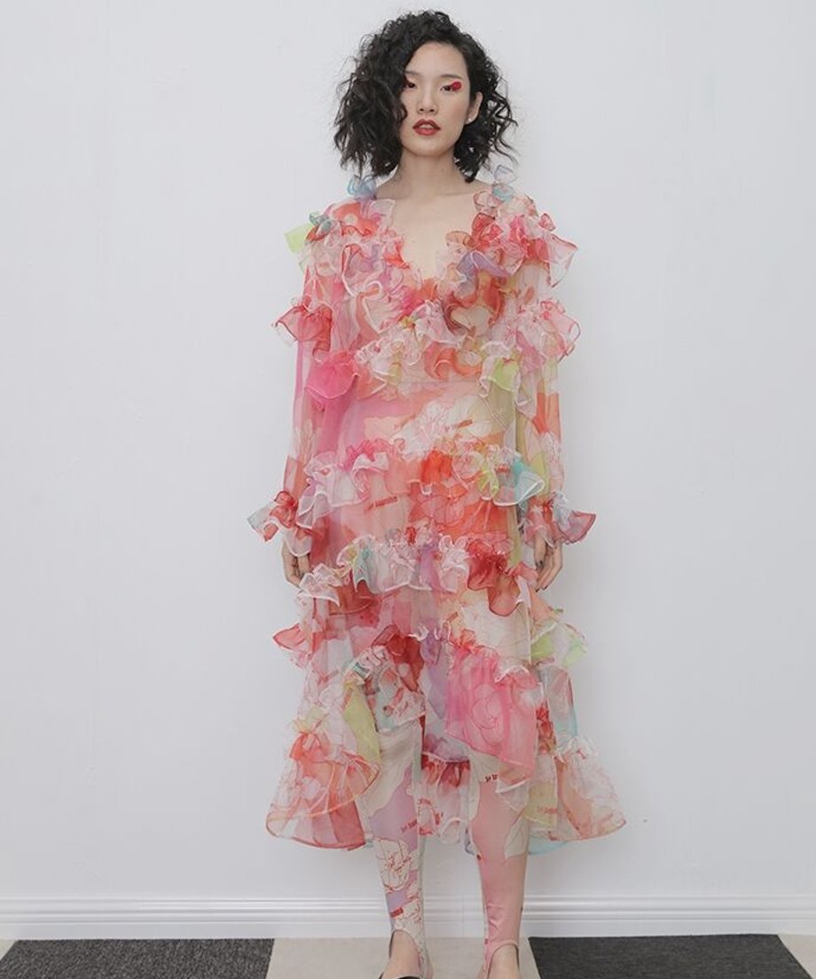 Floral Ruffle Dress