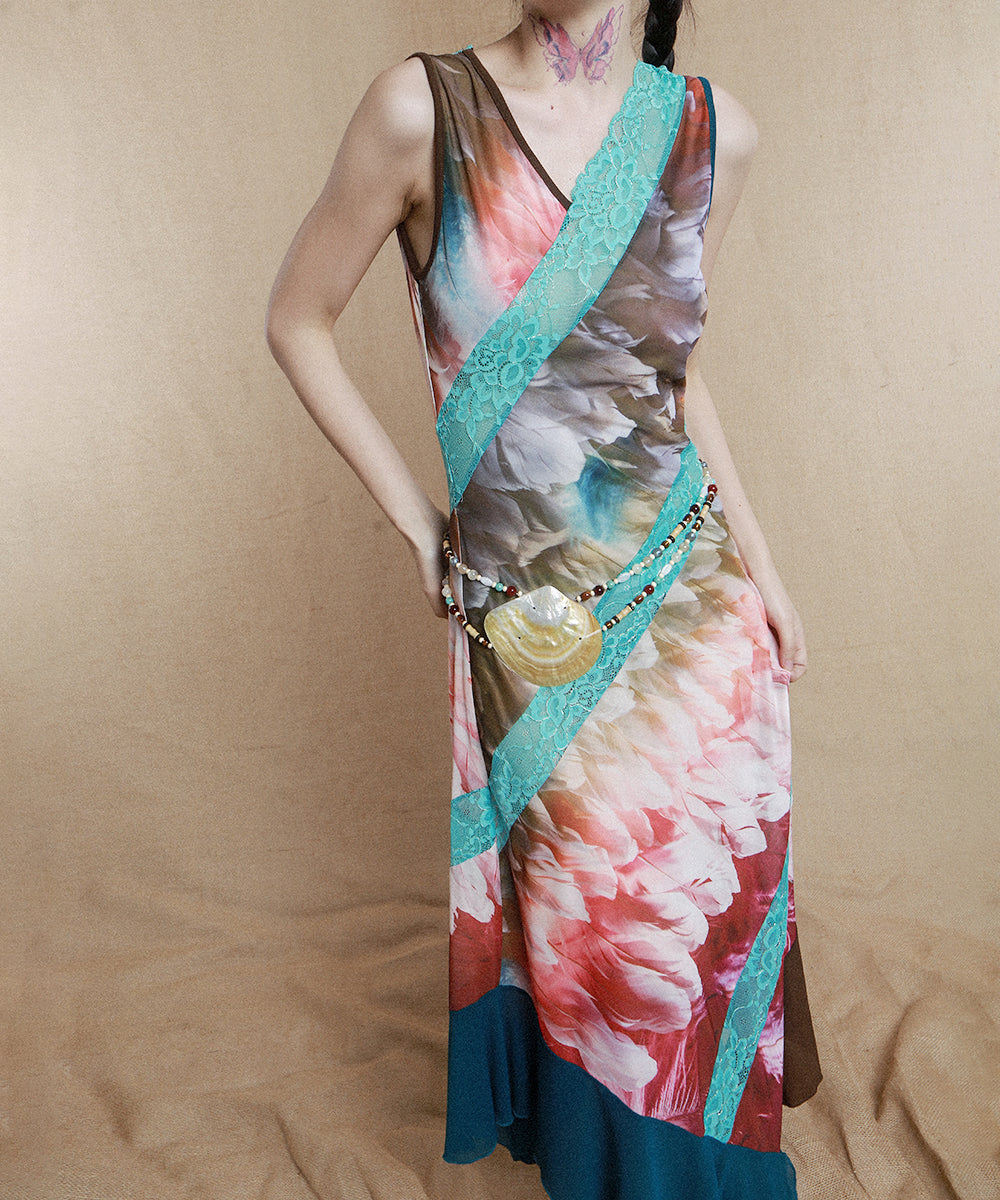 Shell Colorful Bead Belt