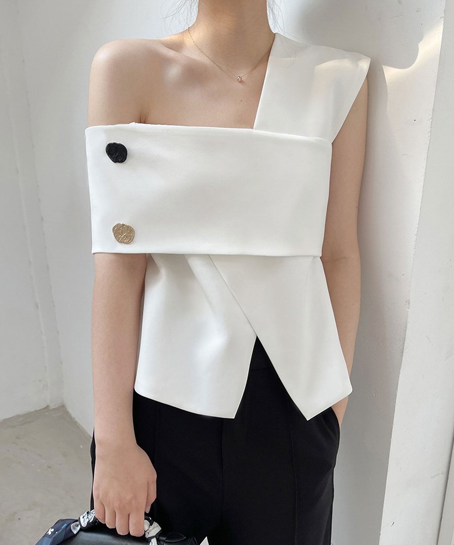 One shoulder top