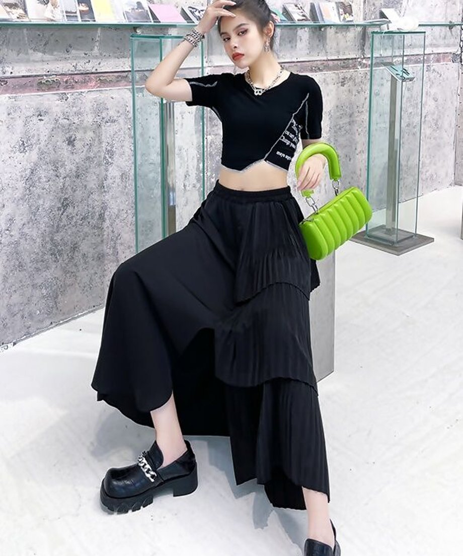 Half Tiered Skirt