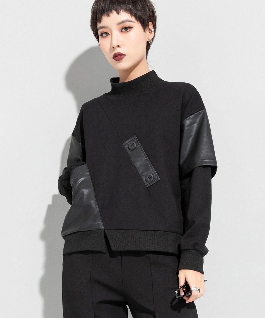 Faux Layered Sweatshirt