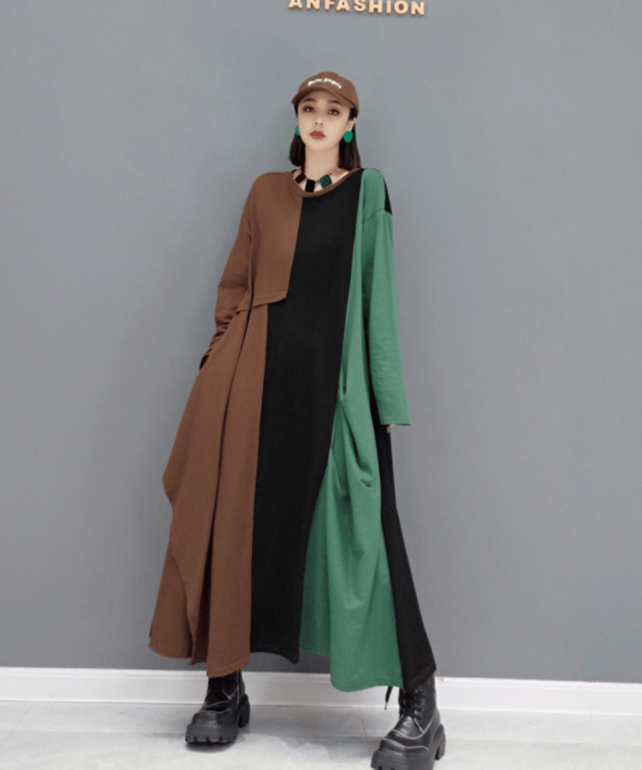 Tucking Flare Dress