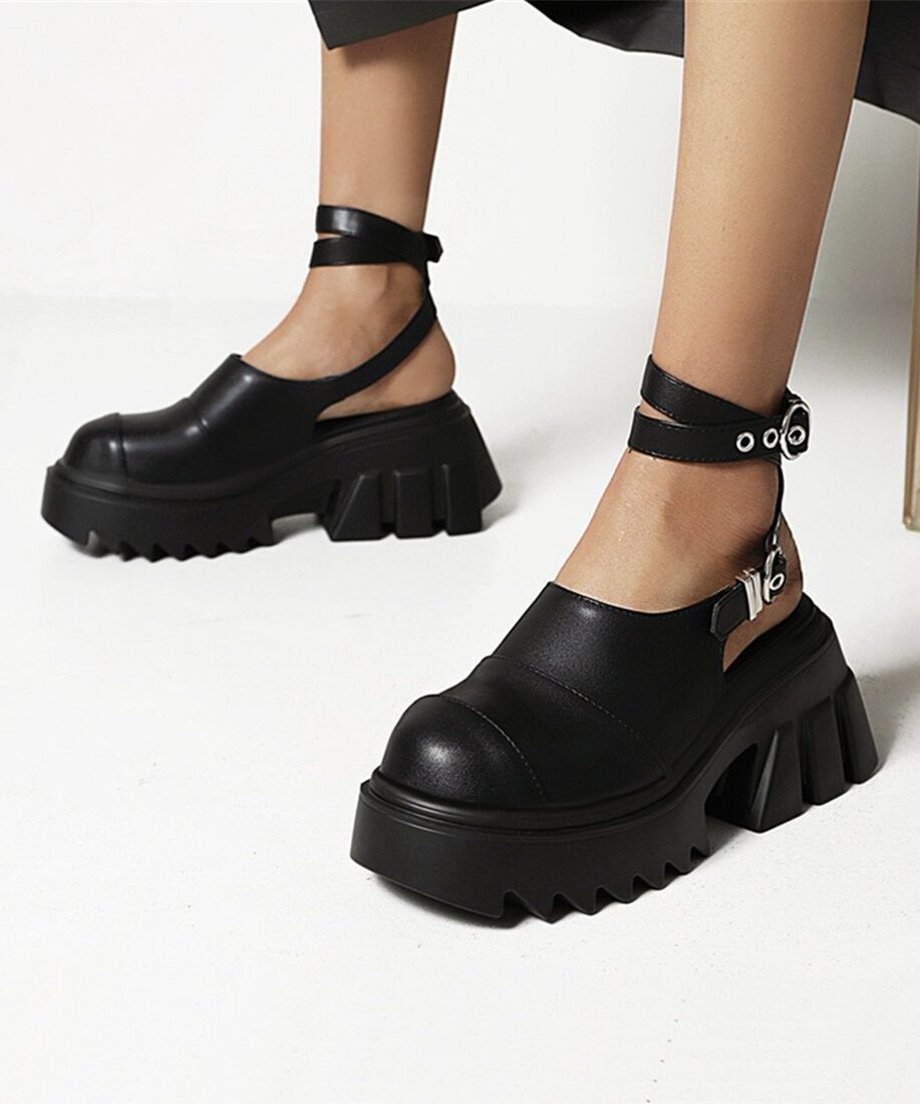 Platform Sabot Sandals