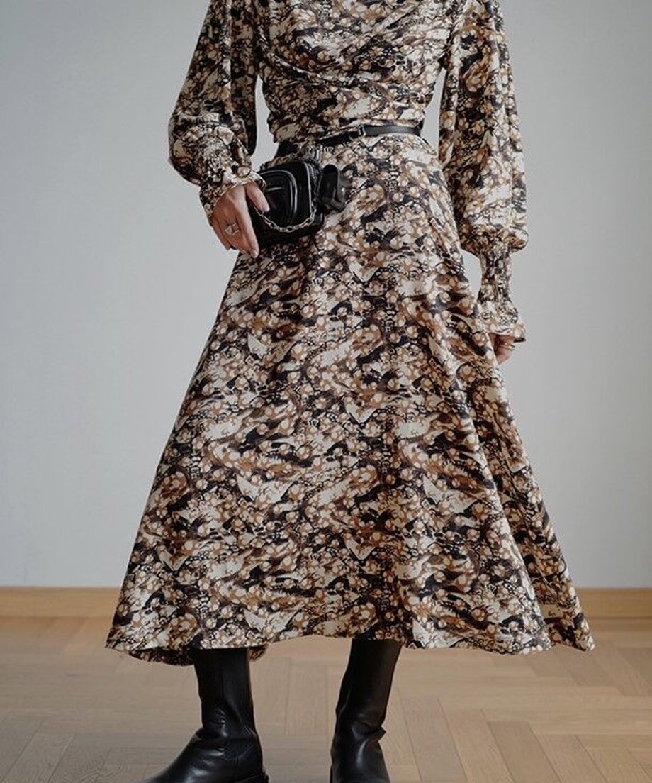 Peasant Sleeve Dress