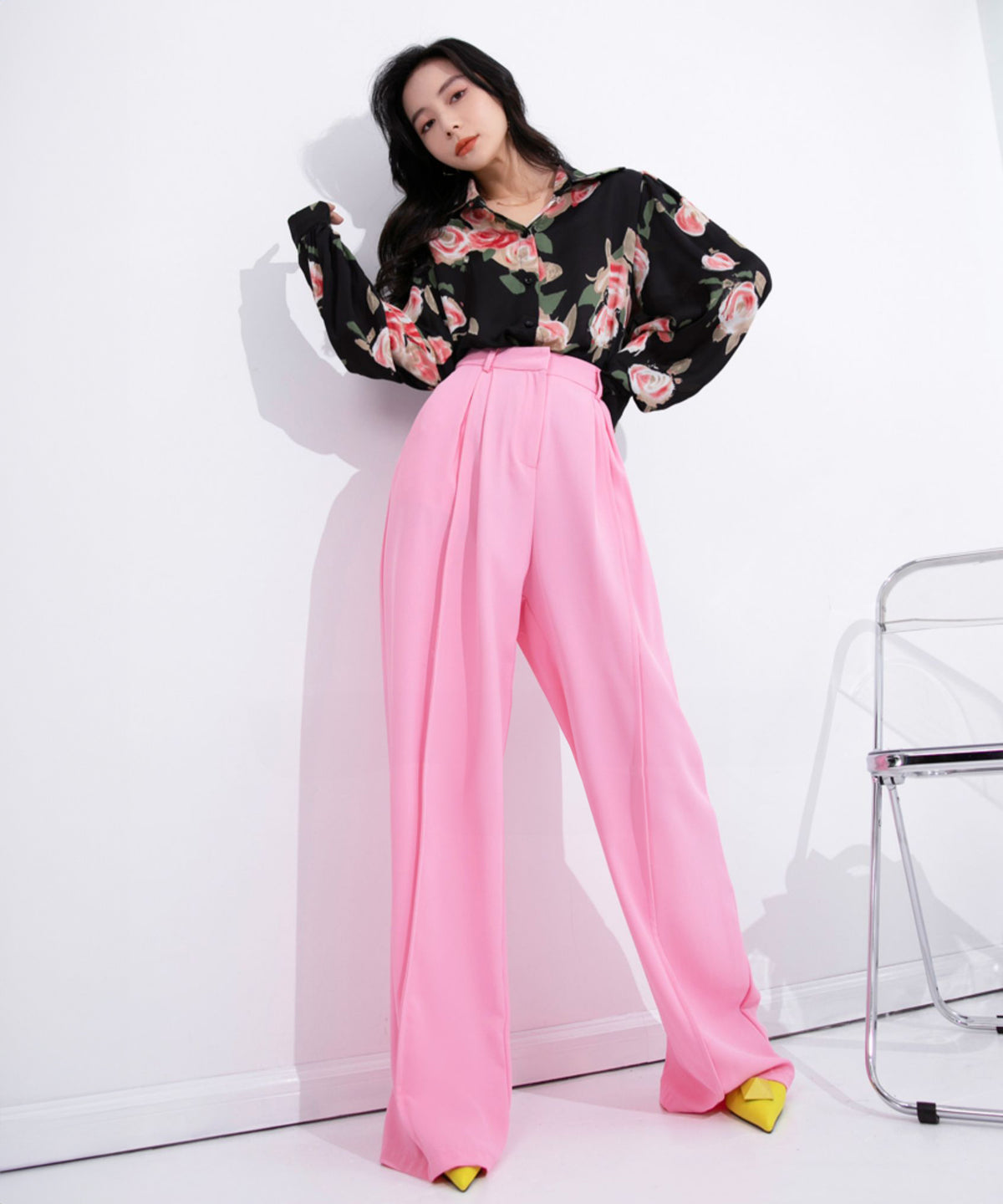 Tuck Wide Pants