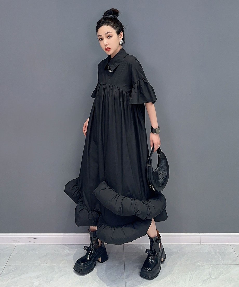 Hem Ruffle Dress