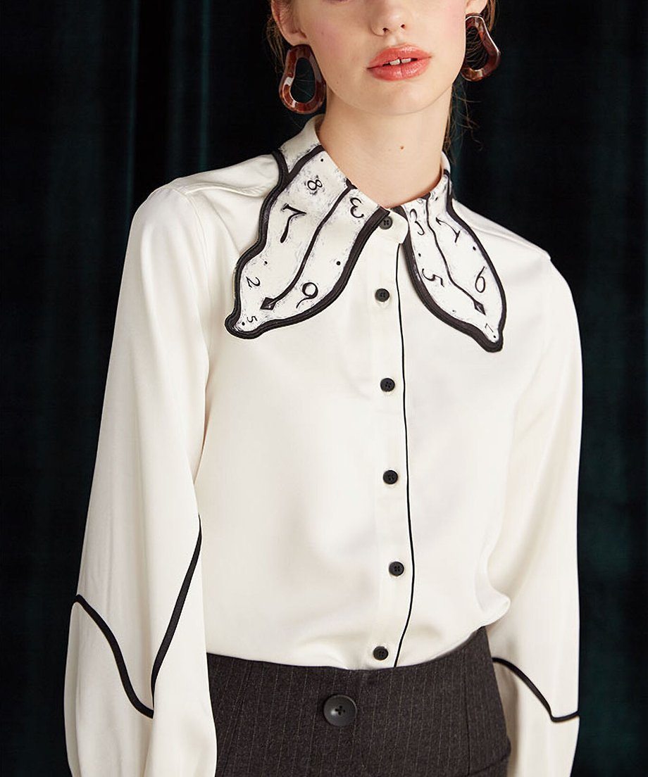Watch Collar Blouse
