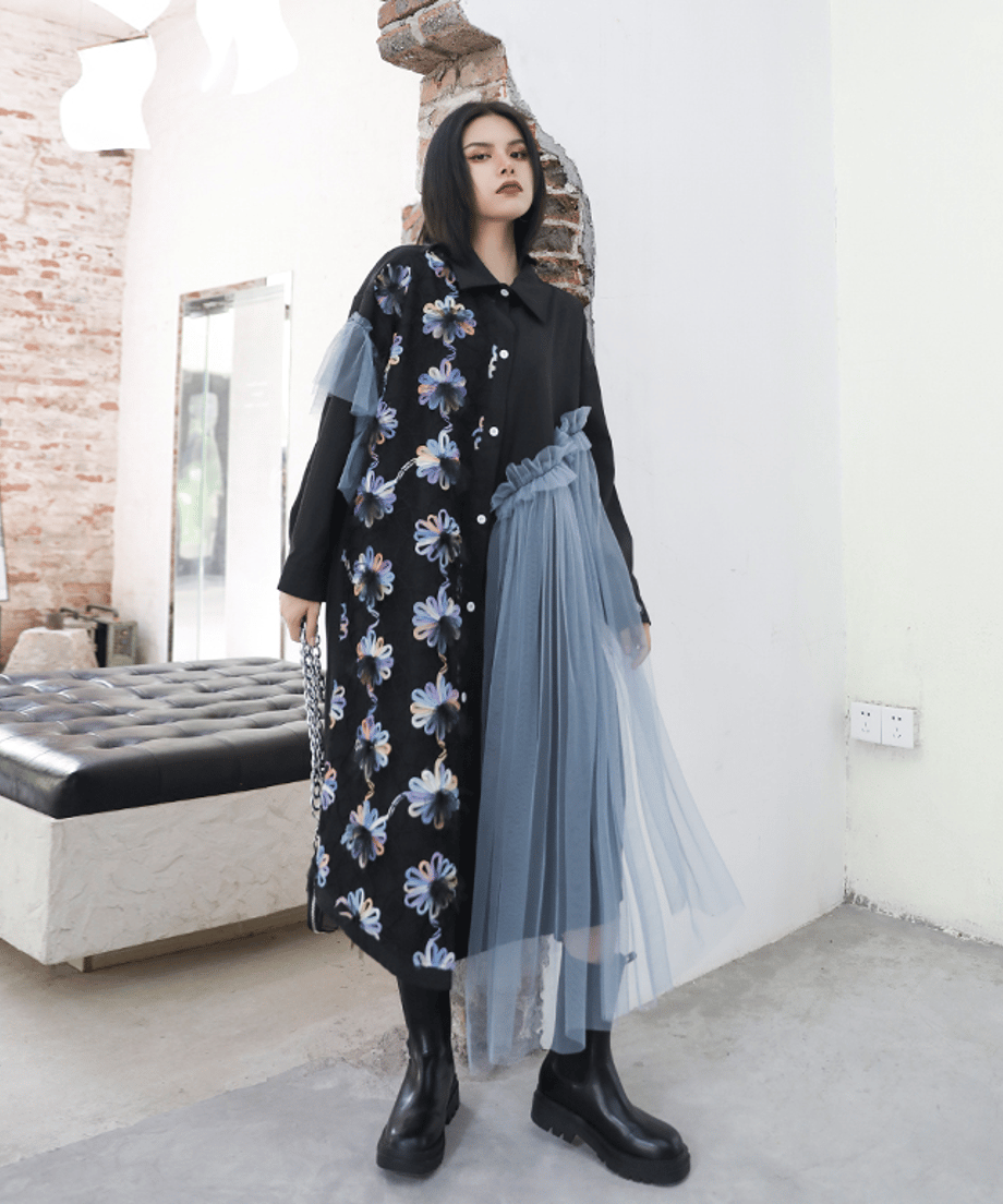 Gradation Flower Dress