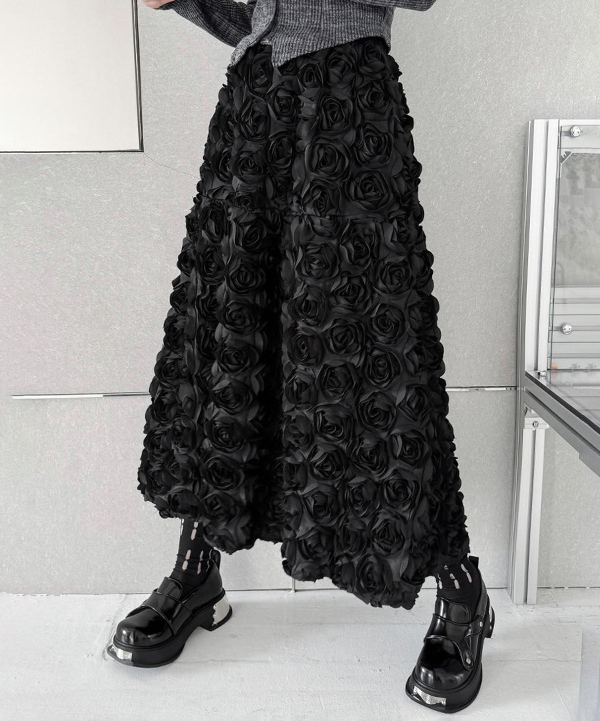 Three-dimensional Flower Skirt