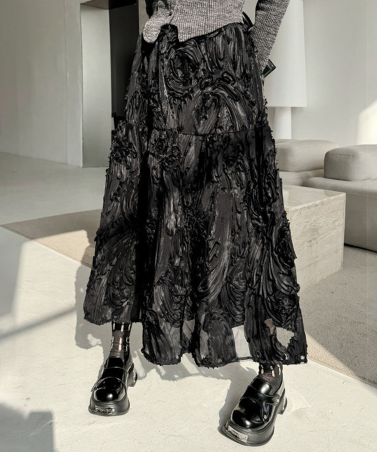 Three-dimensional Pattern Skirt