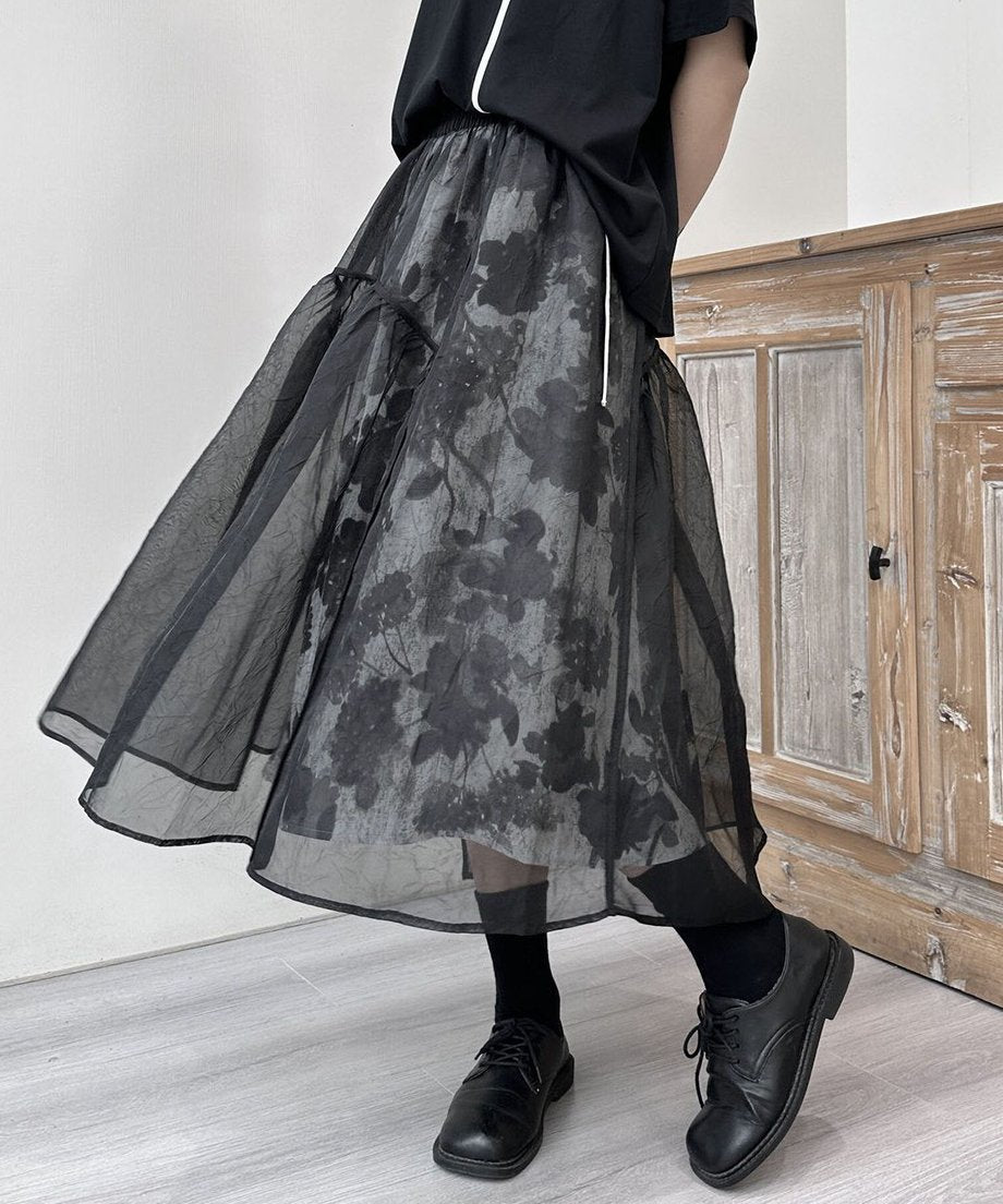 See-through Layered Skirt