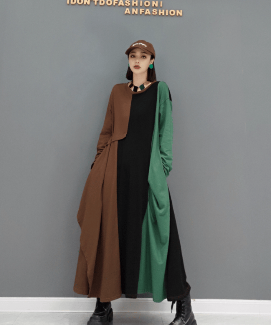Tucking Flare Dress