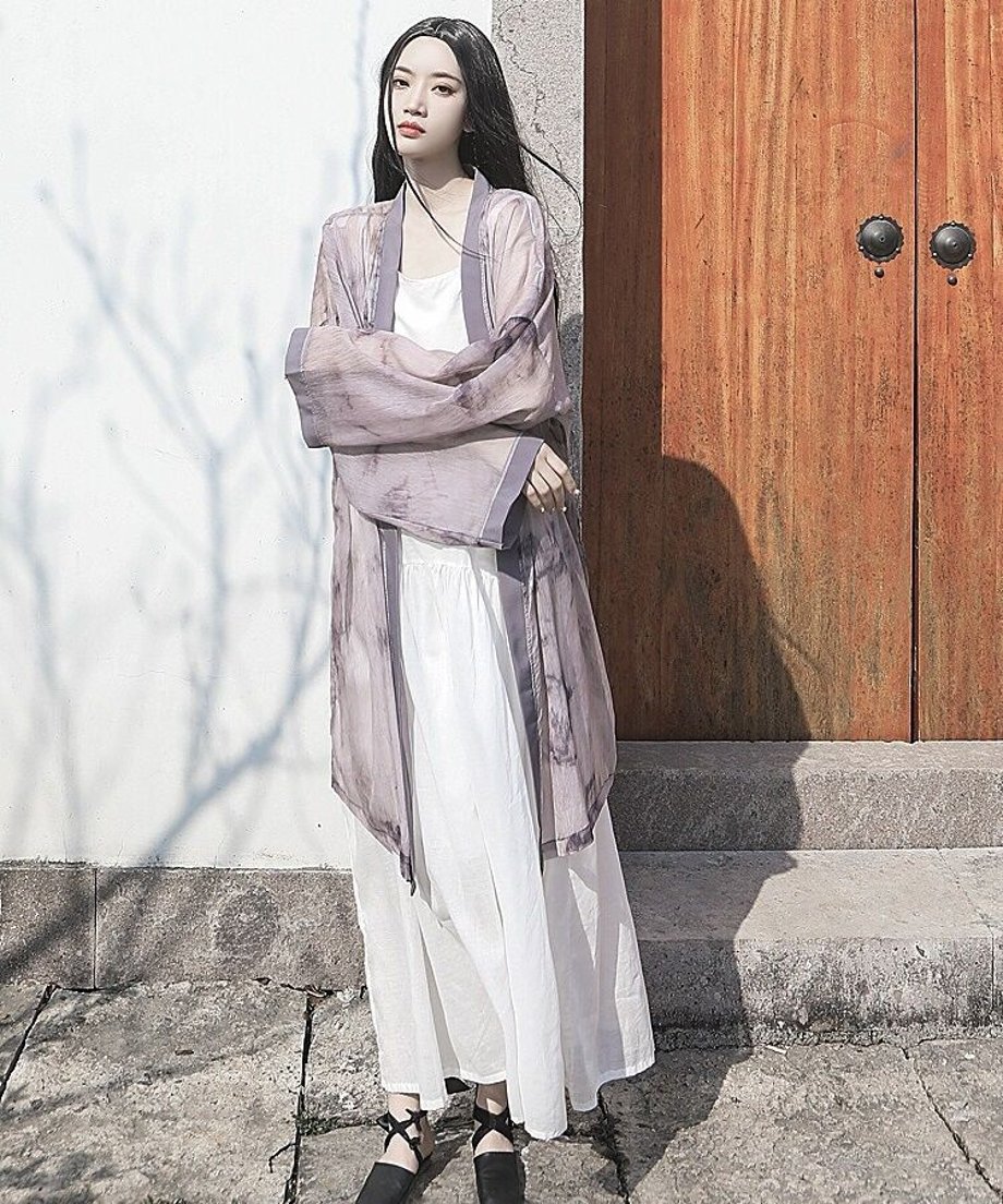 Ink Sheer Loose Cardigan