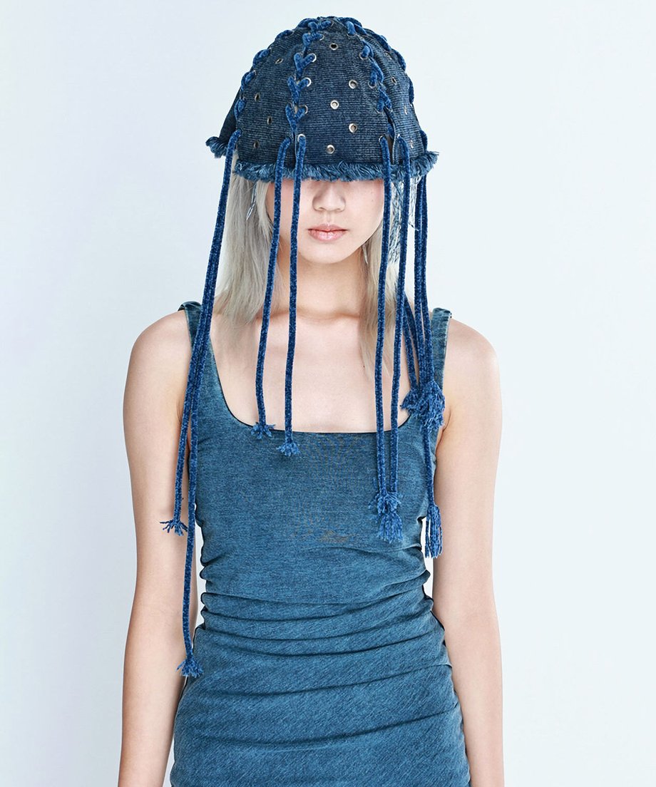 Eyelet Tulip Hat