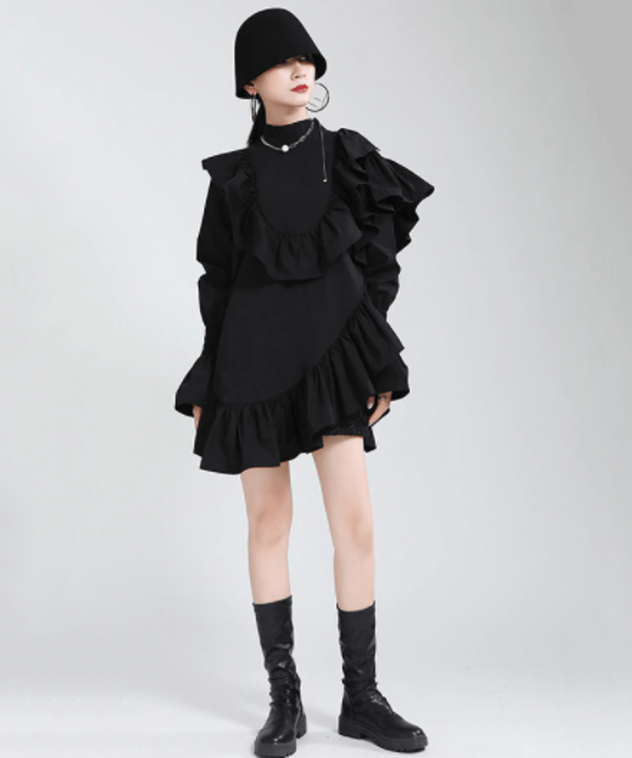 Cuffed Scrum Mini Dress