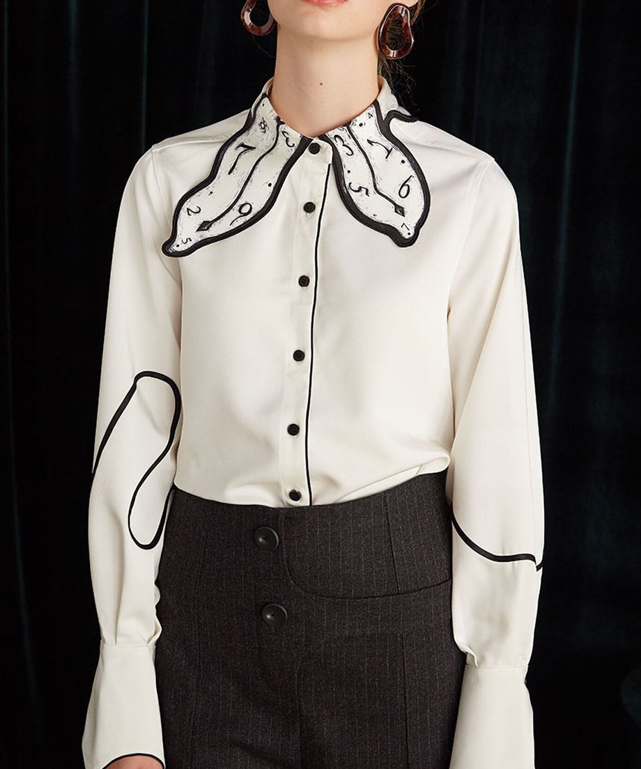 Watch Collar Blouse