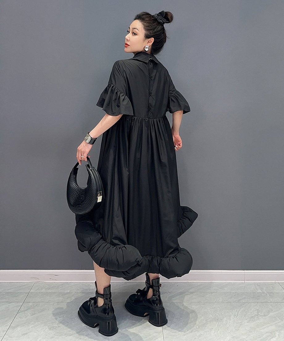 Hem Ruffle Dress