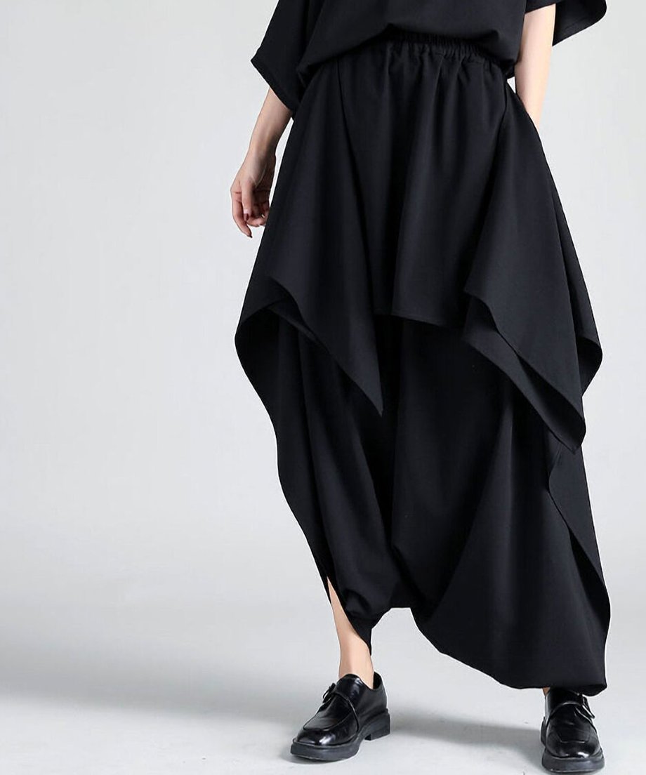 Layered Sarouel Pants