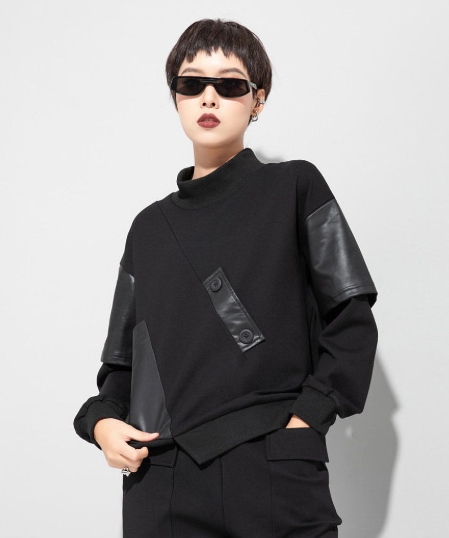 Faux Layered Sweatshirt