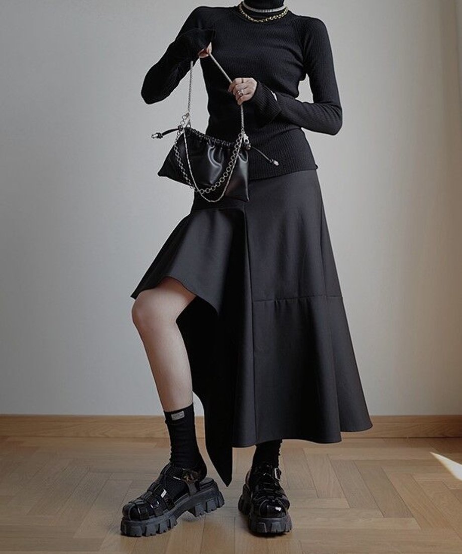 heche asymmetric skirt