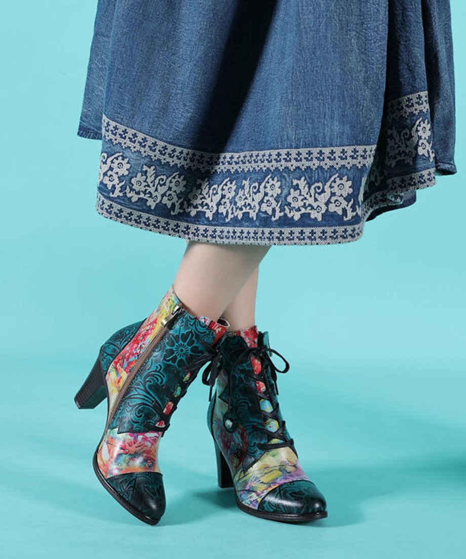 Lace up Short Boots