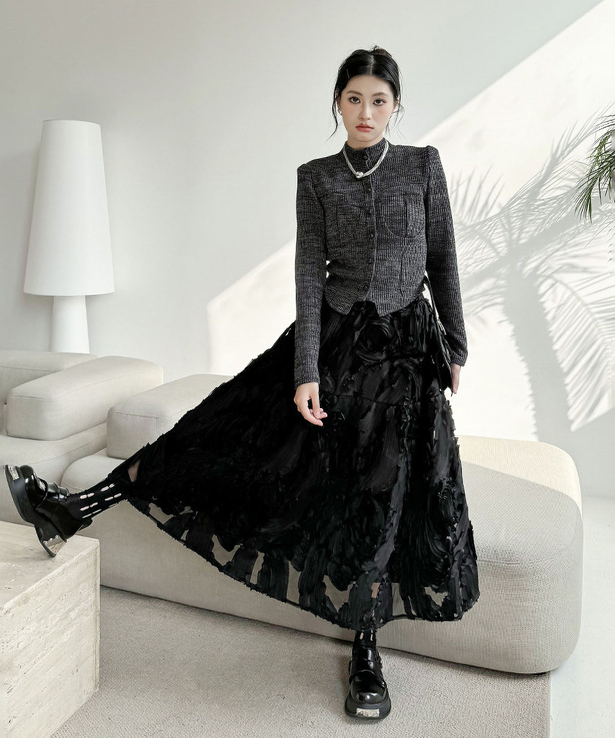 Three-dimensional Pattern Skirt