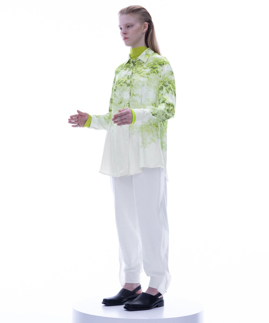 Forest Light Satin Shirt