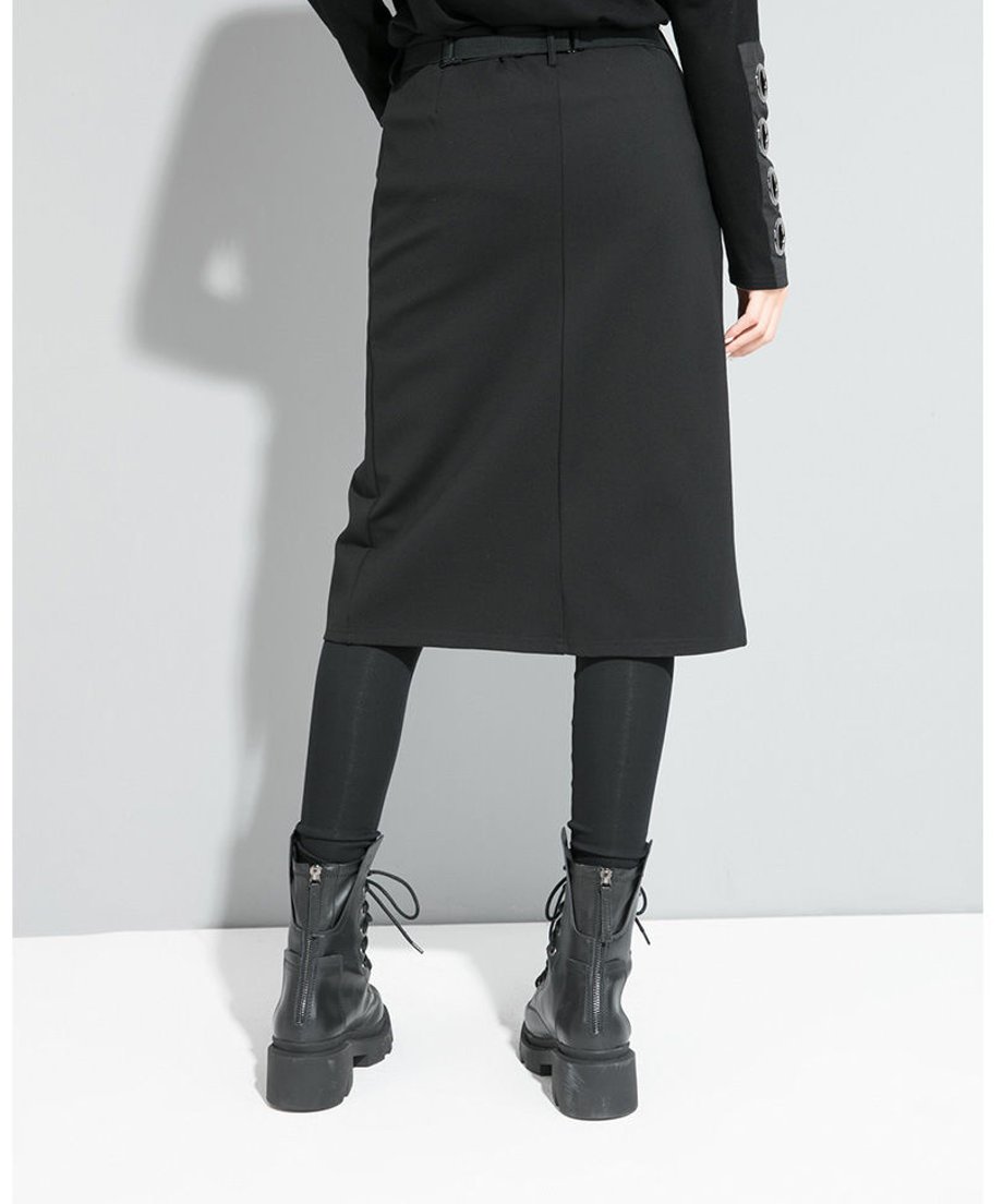 Asymmetric Wrap Skirted Leggings