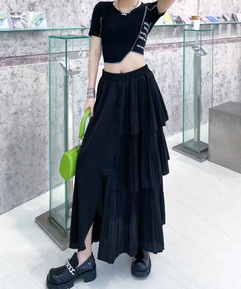 Half Tiered Skirt