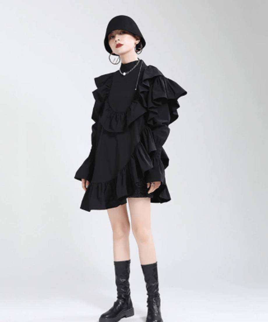 Cuffed Scrum Mini Dress