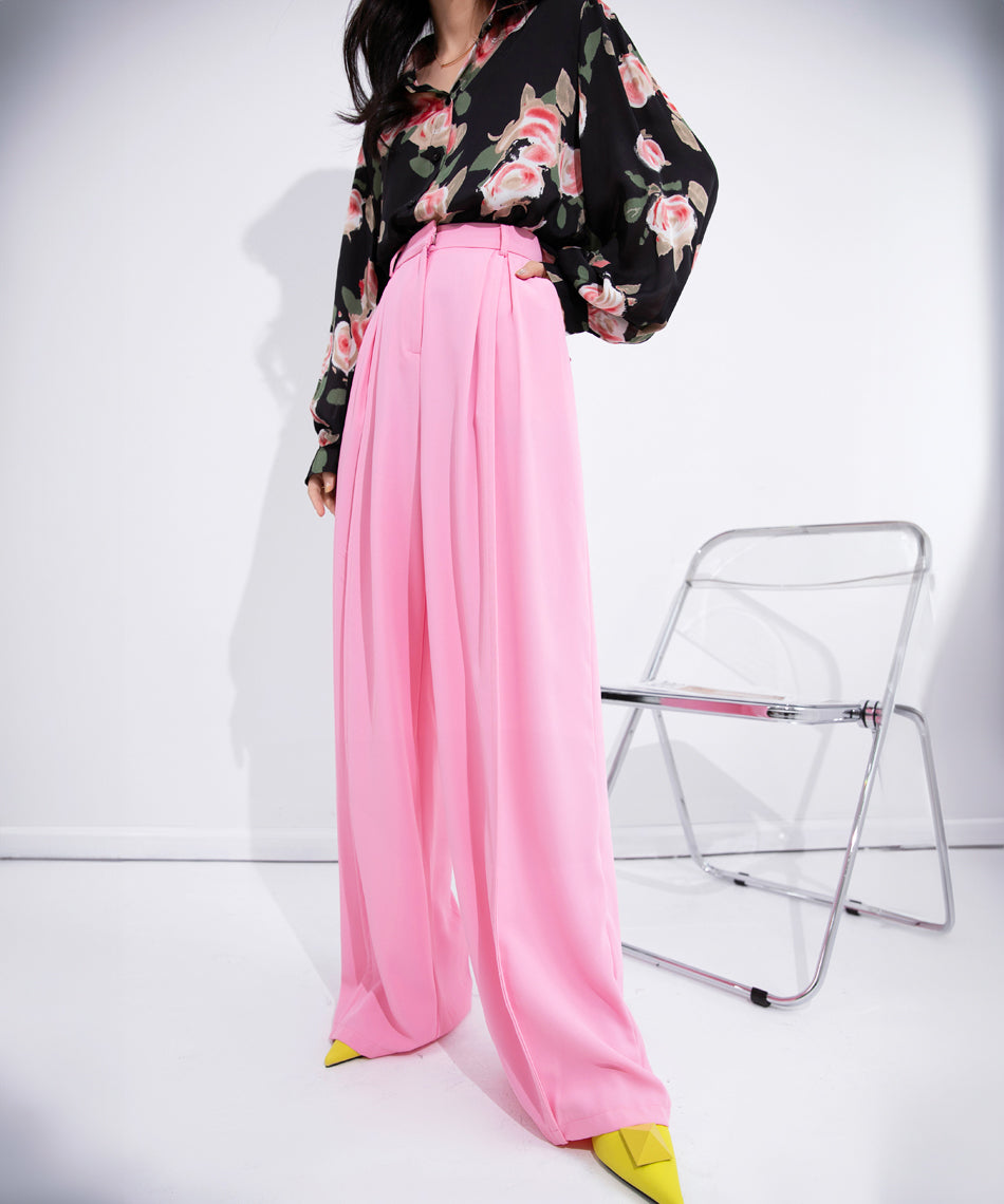 Tuck Wide Pants