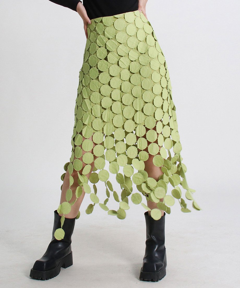 Dot Tassel Skirt