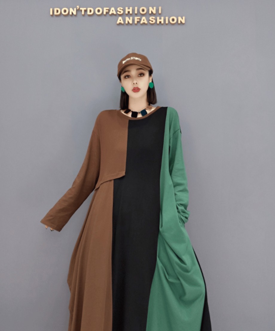 Tucking Flare Dress