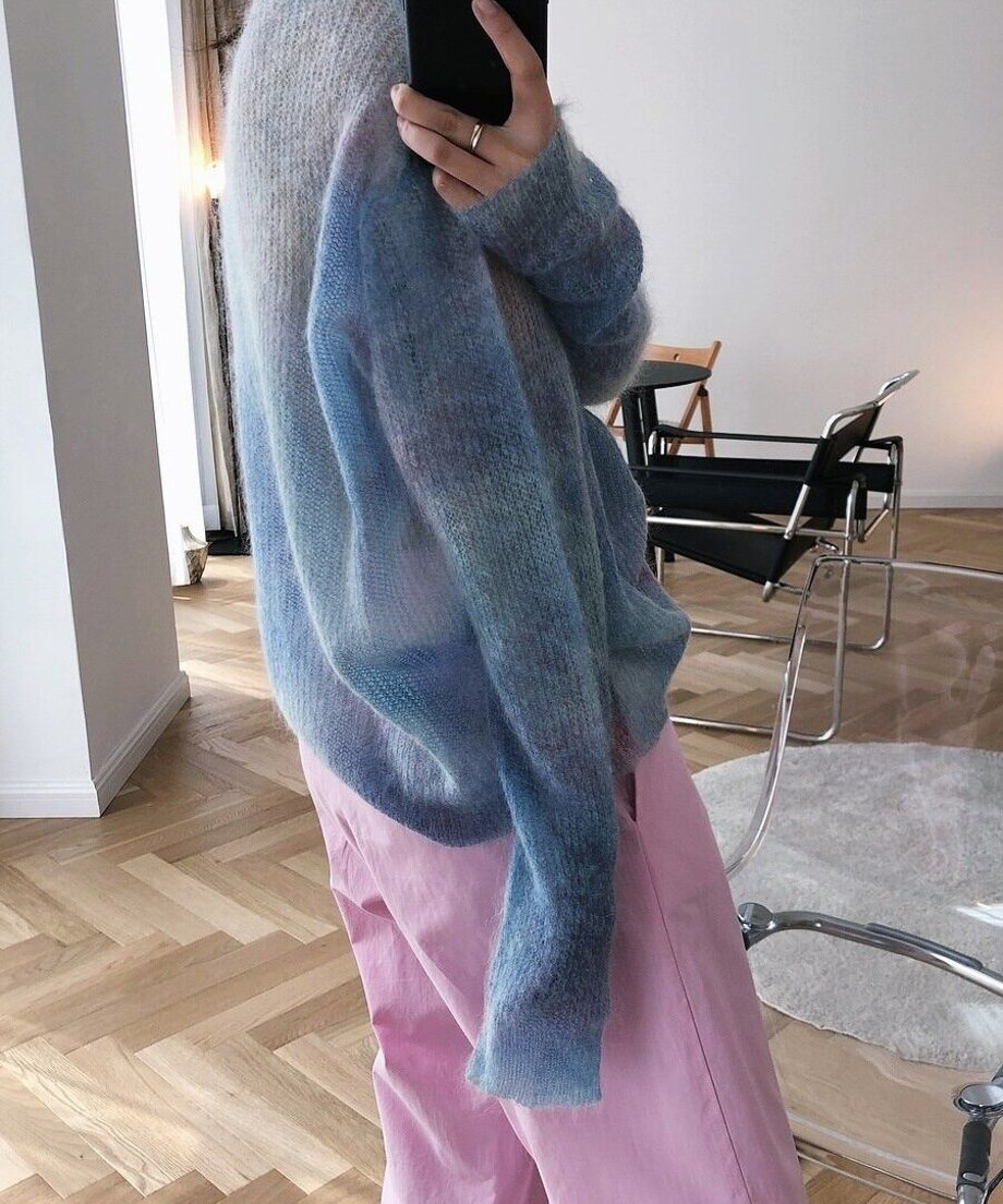 Pastel Gradation Knit