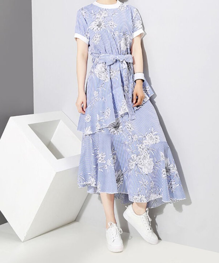 Swirl Veer Dress